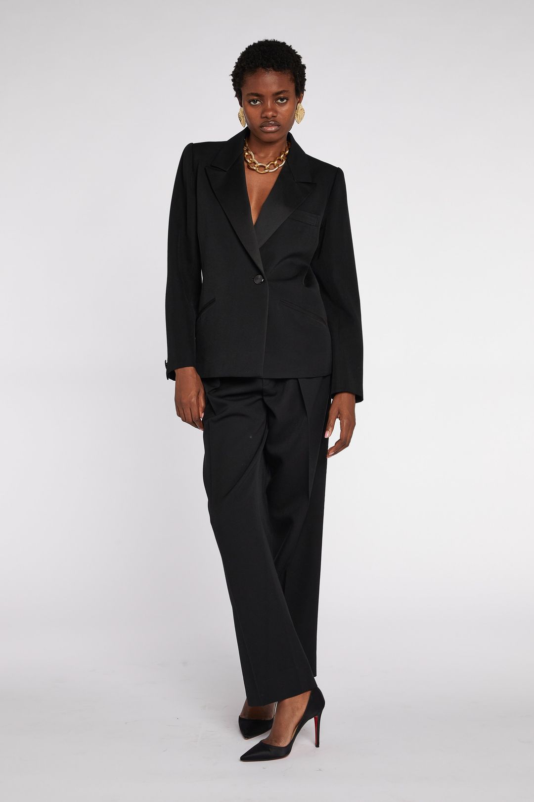 Saint Laurent Rive Gauche Classic lapel  Le Smoking Jacket 80s by YVES SAINT LAURENT in size FR 38 from COATS & JACKETS category