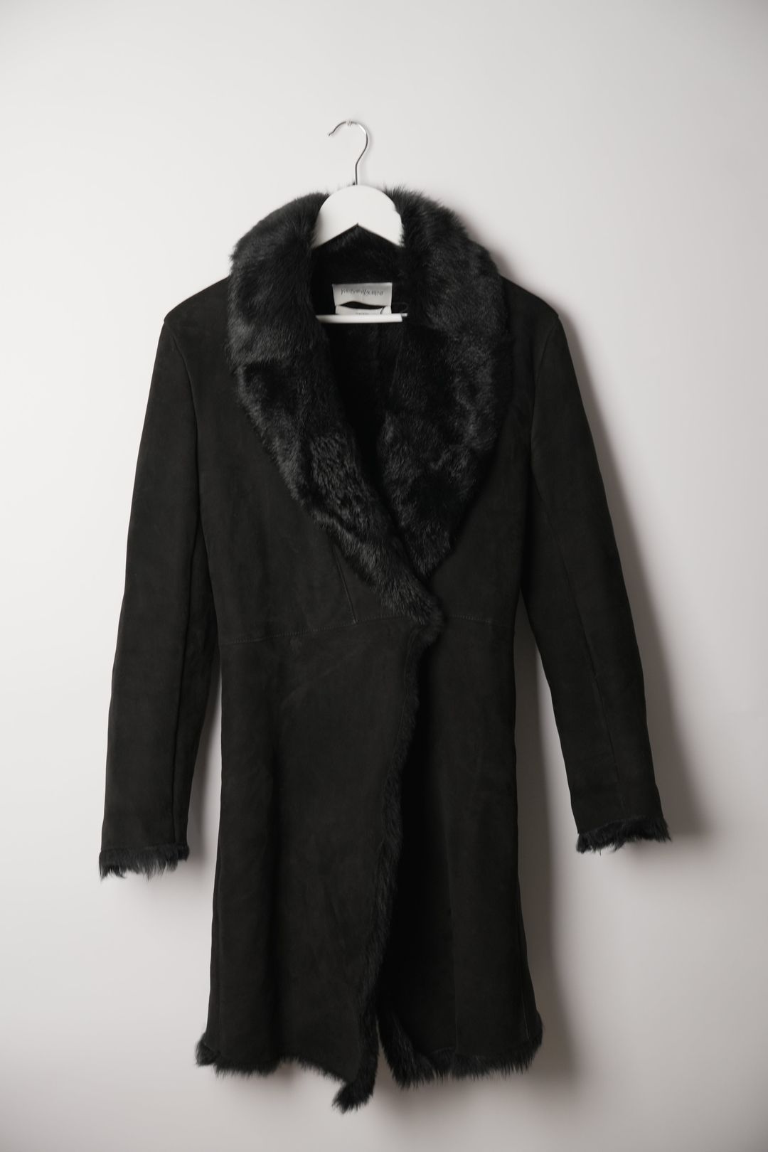 Yves Saint Laurent Shearling Fur Suede Coat by YVES SAINT LAURENT in size XS from COATS & JACKETS category