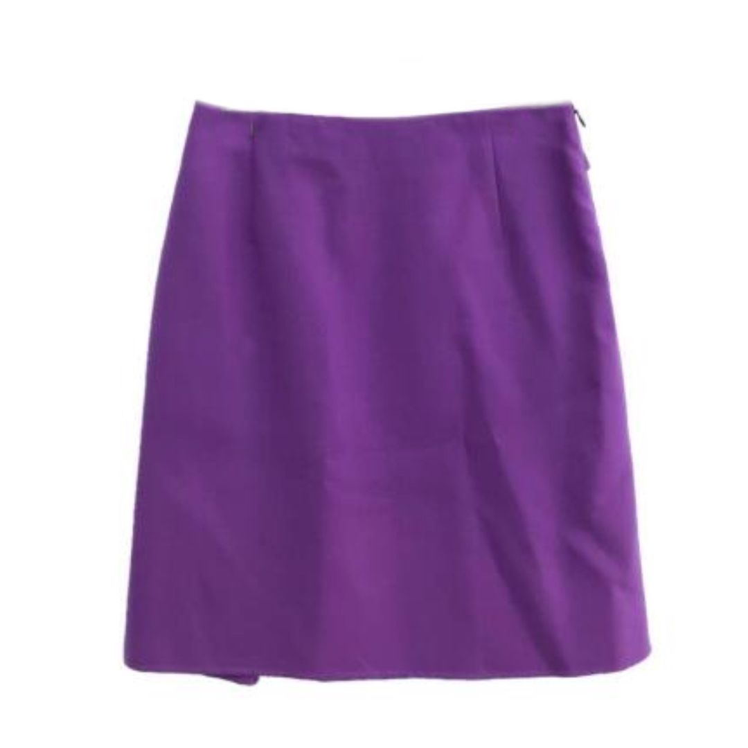 Valentino Virgin Wool A Line Skirt by VALENTINO in size XS from SKIRTS category