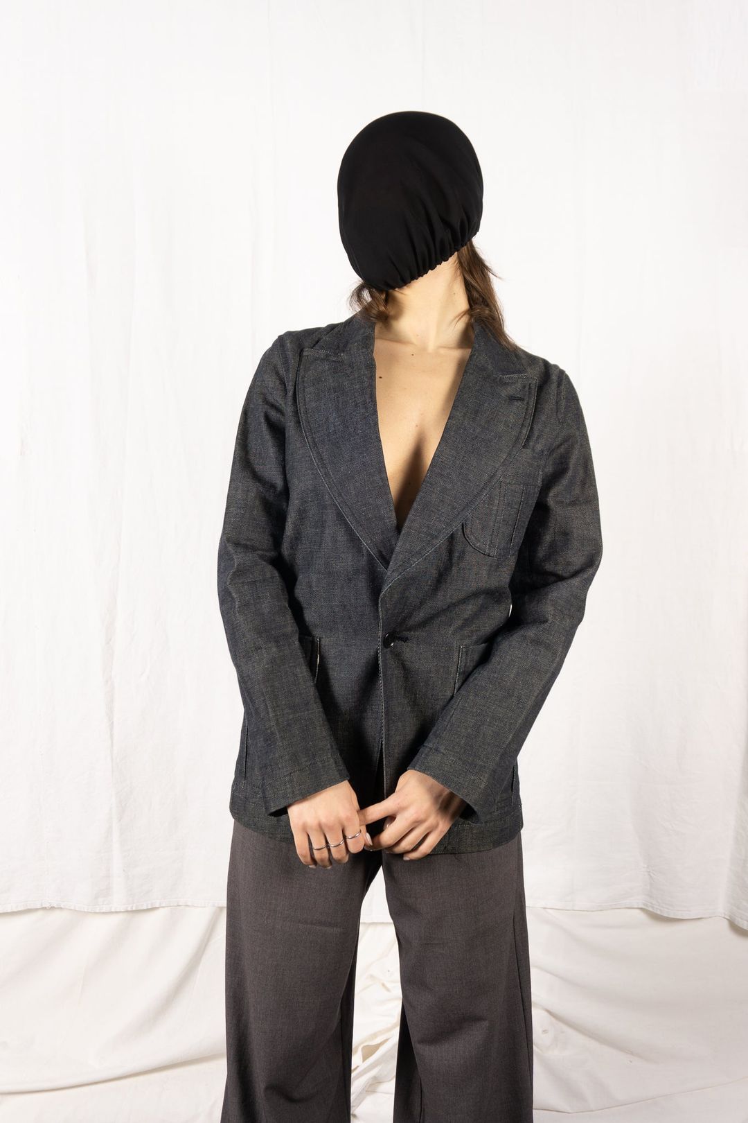 Comme des Garçons A/W 2001 denim jacket by COMME DES GARÇONS in size M from COATS & JACKETS category