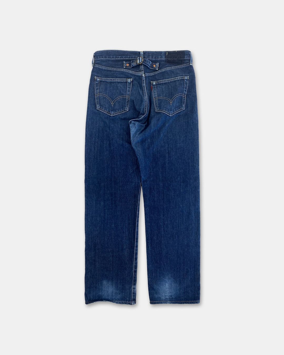 Levis 1990s 702xx Japan Big E Buckleback Selvedge Denim Blue by Levis in size W33 from DENIM category