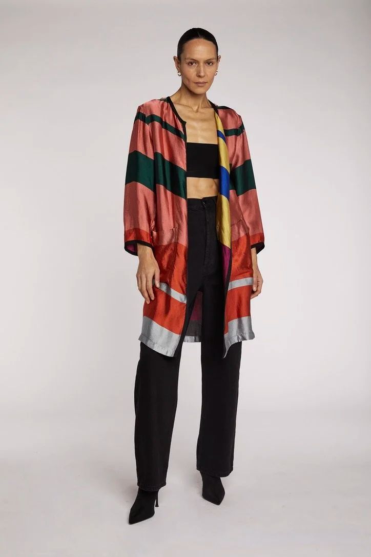 Dries Van Noten Striped Jacket S/S 2015 by DRIES VAN NOTEN in size FR 40 from COATS & JACKETS category