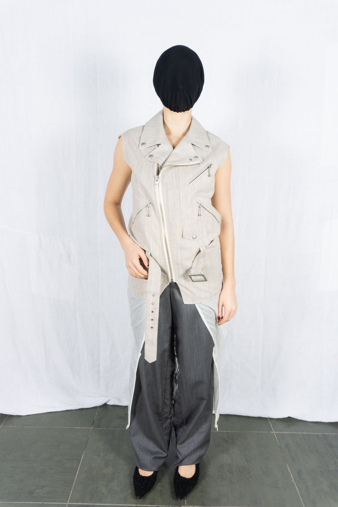 Junya Watanabe Comme des Garçons S/S 2021 biker vest dress by JUNYA WATANABE in size S from DRESSES category
