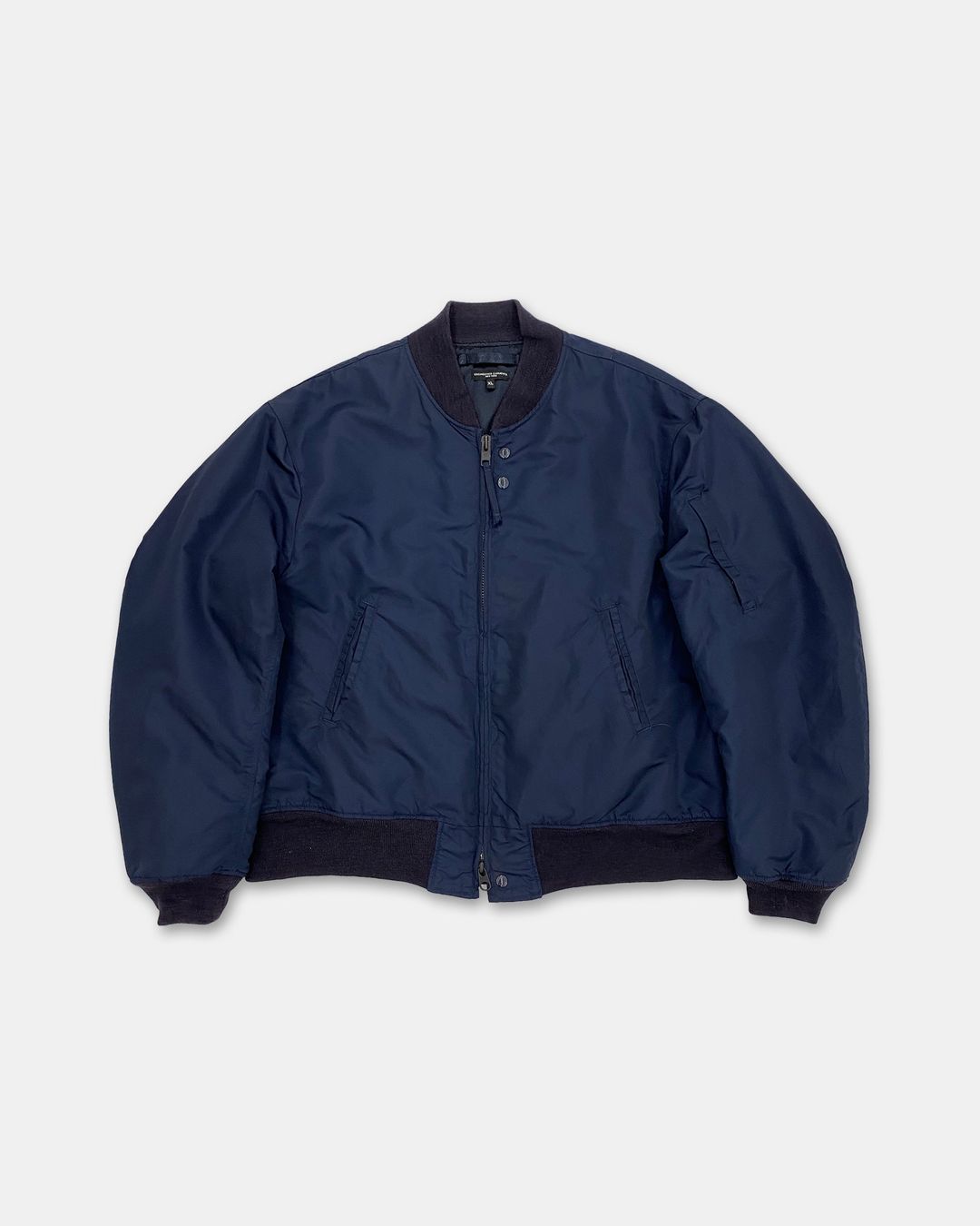 Engineered Garments AW2019 Oversized MA-1 Bomber Jacket Navy by Engineered Garments in size XL from COATS & JACKETS category