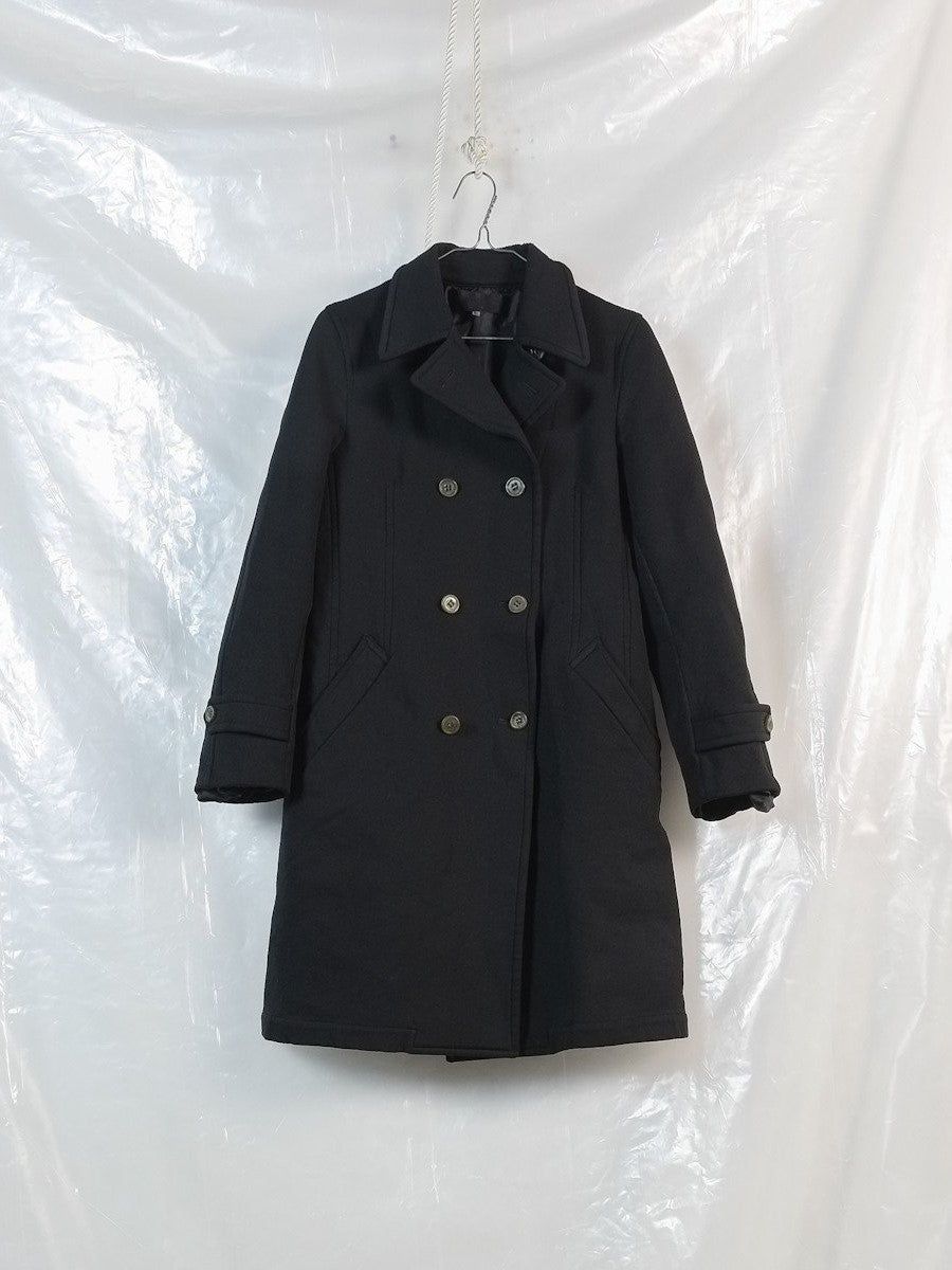 Comme des garcons boiled polyester pea coat - 2004 by COMME DES GARÇONS in size M from COATS & JACKETS category