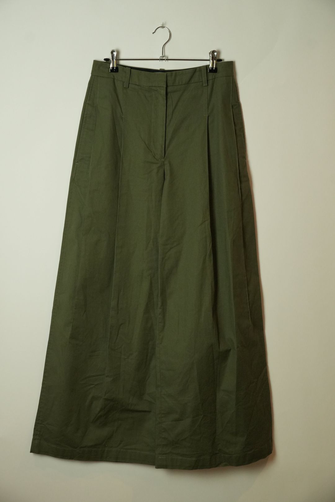 3.1 Phillip Lim Khaki Wide Leg Pants Sz 4 by 3.1 PHILLIP LIM in size AU/UK 8 from TROUSERS category