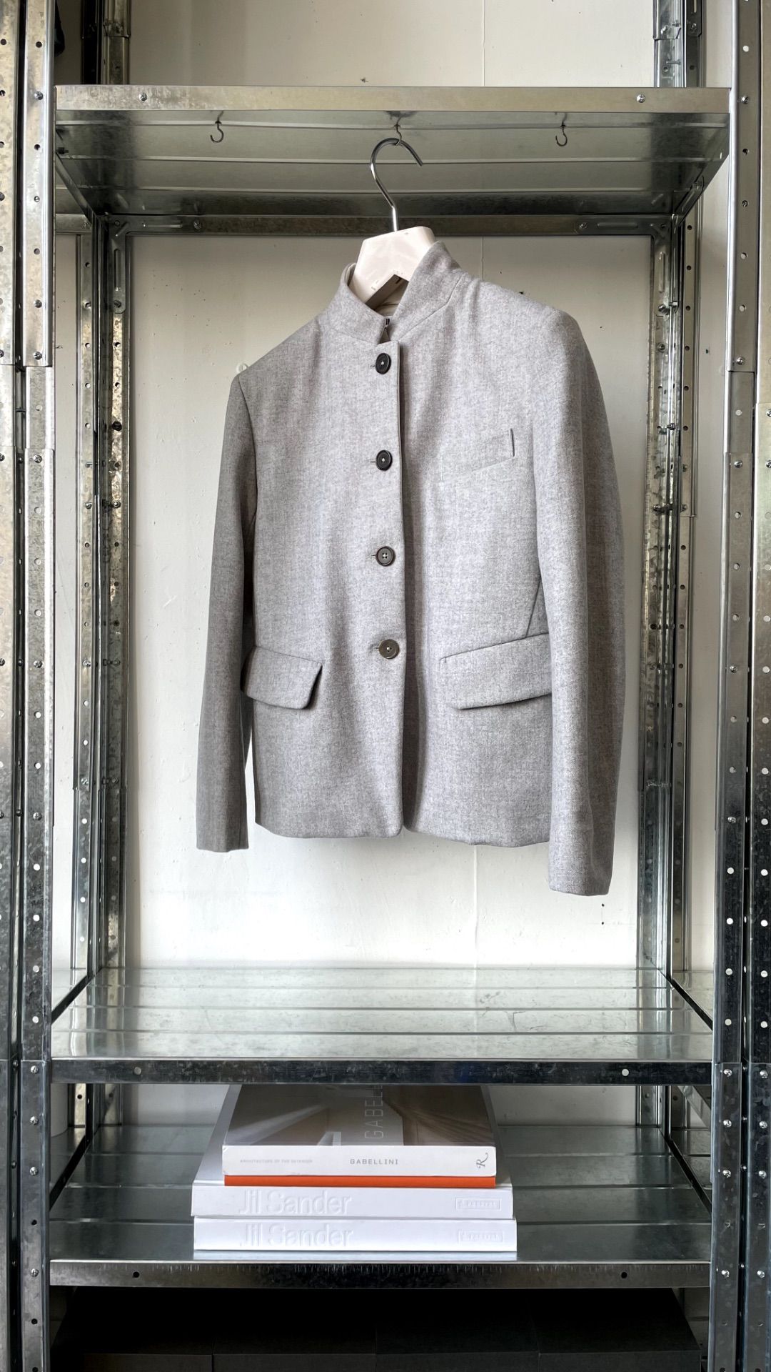 HIGH COLLARED BLAZER by JIL SANDER in size AU/UK 6 from COATS & JACKETS category