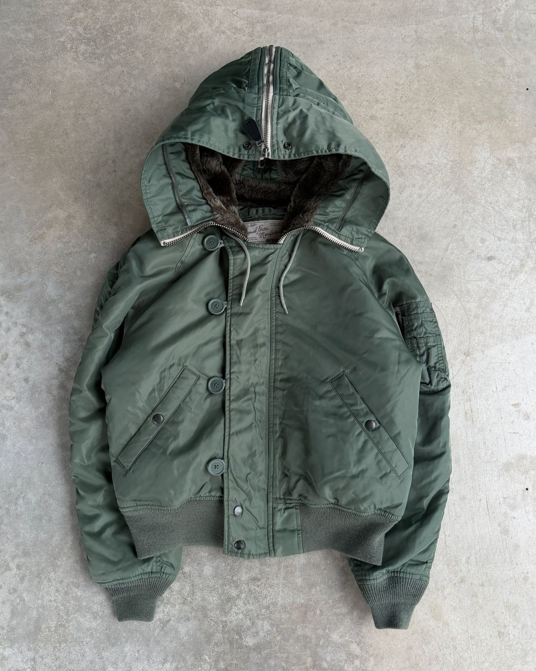 Avirex 1990s Convertible Hood Jacket – S by AVIREX in size S from COATS & JACKETS category