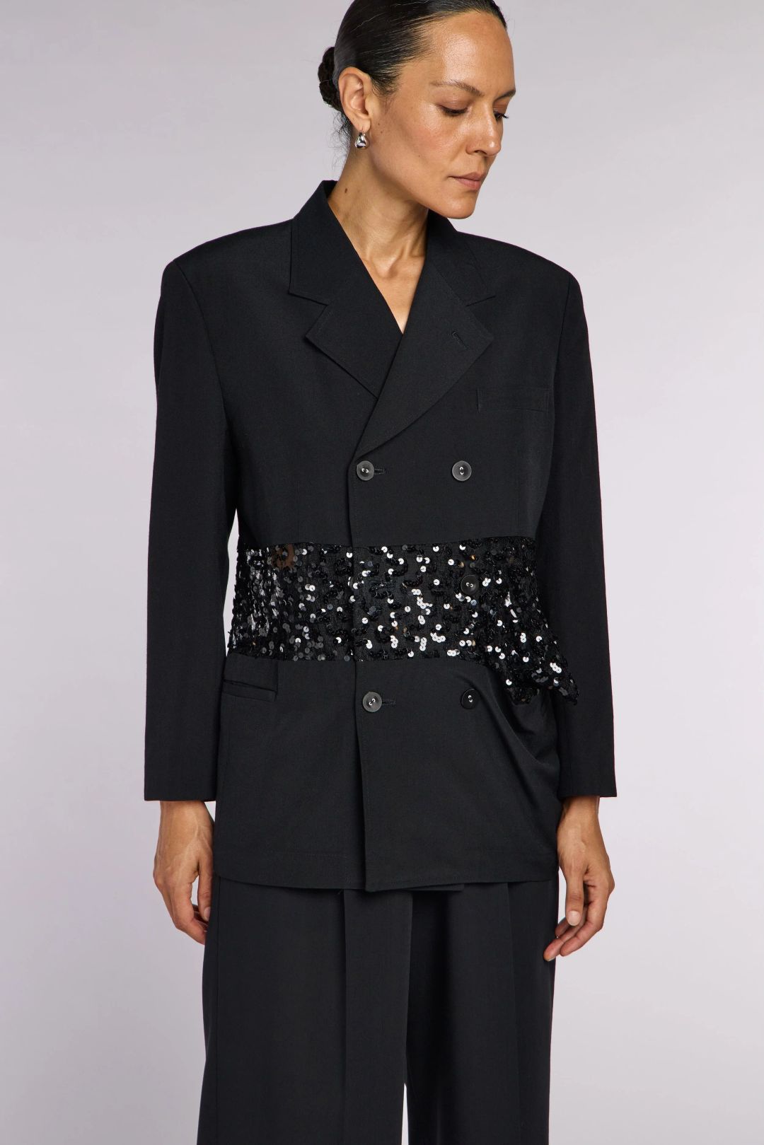 Comme des Garçons S/S 1988s Sequin Jacket by COMME DES GARÇONS in size XS from COATS & JACKETS category