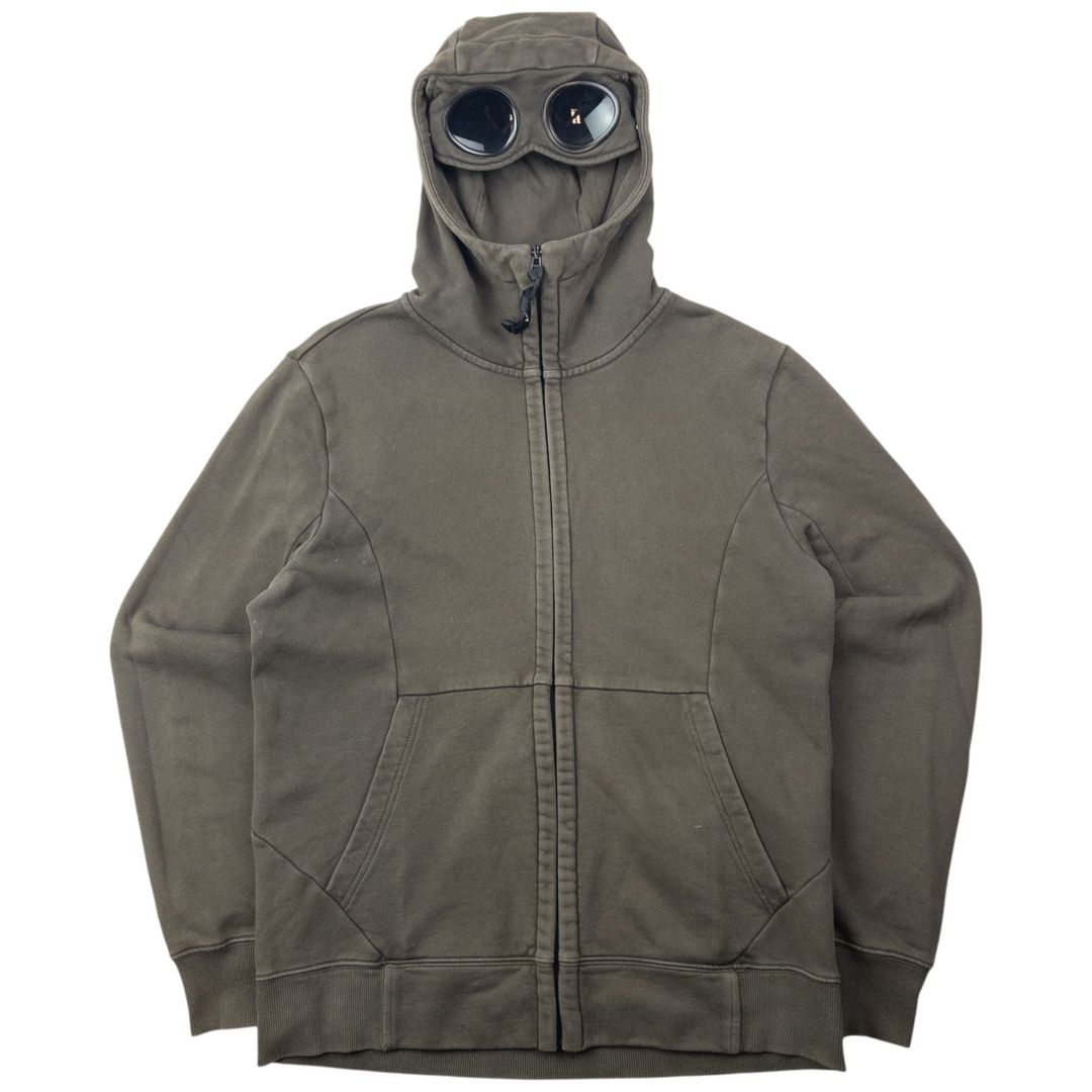 Vintage 2000s CP Company Goggle Hood Zip Up Hoodie Size M by C.P. COMPANY in size M from TOPS category
