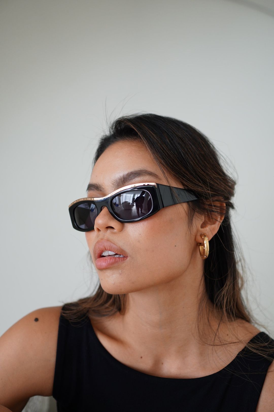 Givenchy Gold Plated Clip On Hoop Earrings by GIVENCHY in size ONE SIZE from JEWELLERY & WATCHES category