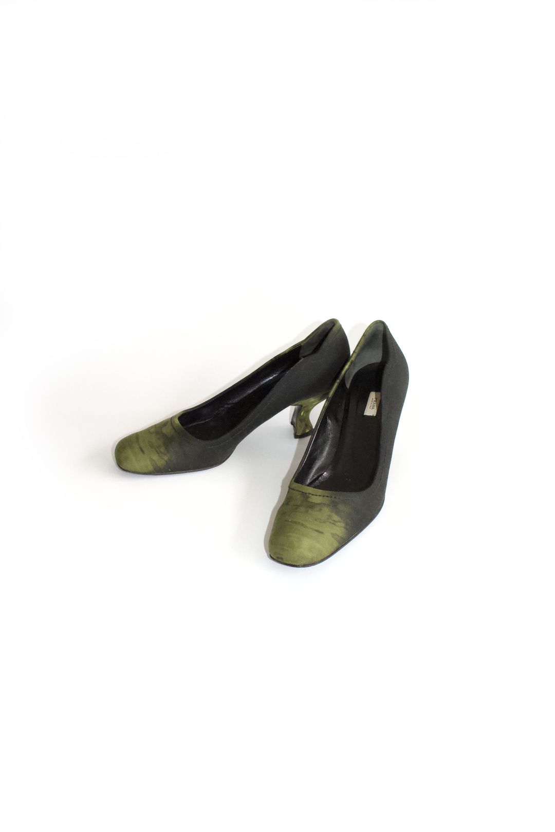 Prada FW 2004 green curved heels by PRADA in size EU 41 from SHOES category