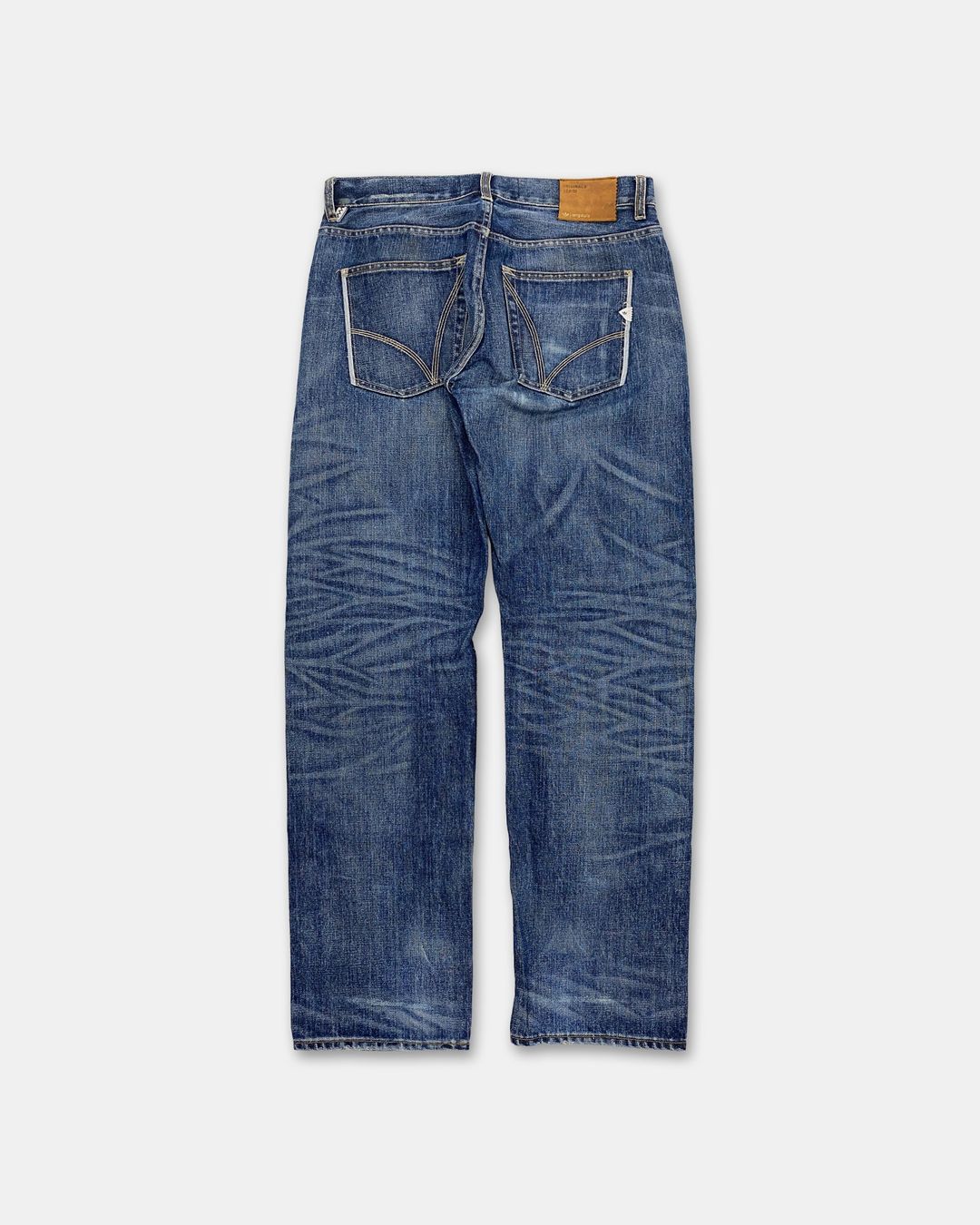 Adidas 2010s Selvedge Denim Faded Blue by ADIDAS in size W32 from DENIM category