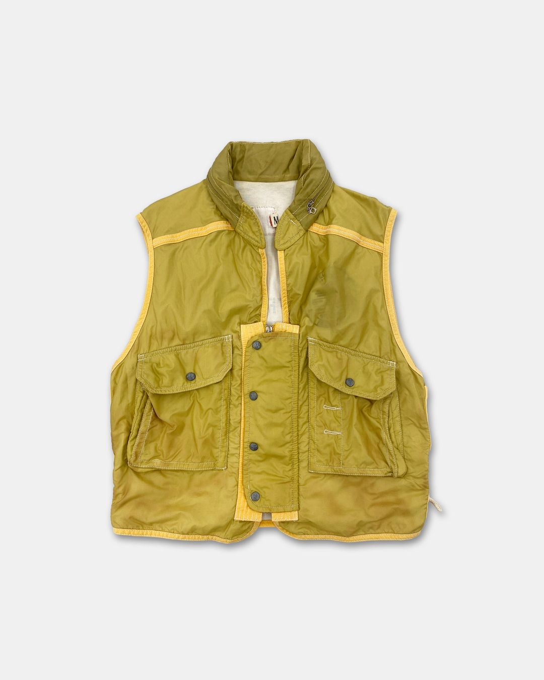 Diesel 1990s Lifeguard Vest Yellow by Diesel in size M from TOPS category