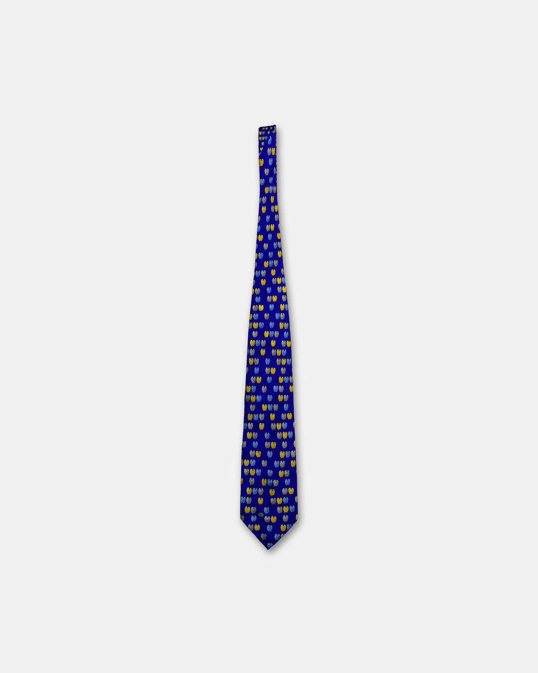 Valentino 1990s Apple Monogram Tie Blue by VALENTINO in size ONE SIZE from ACCESSORIES category