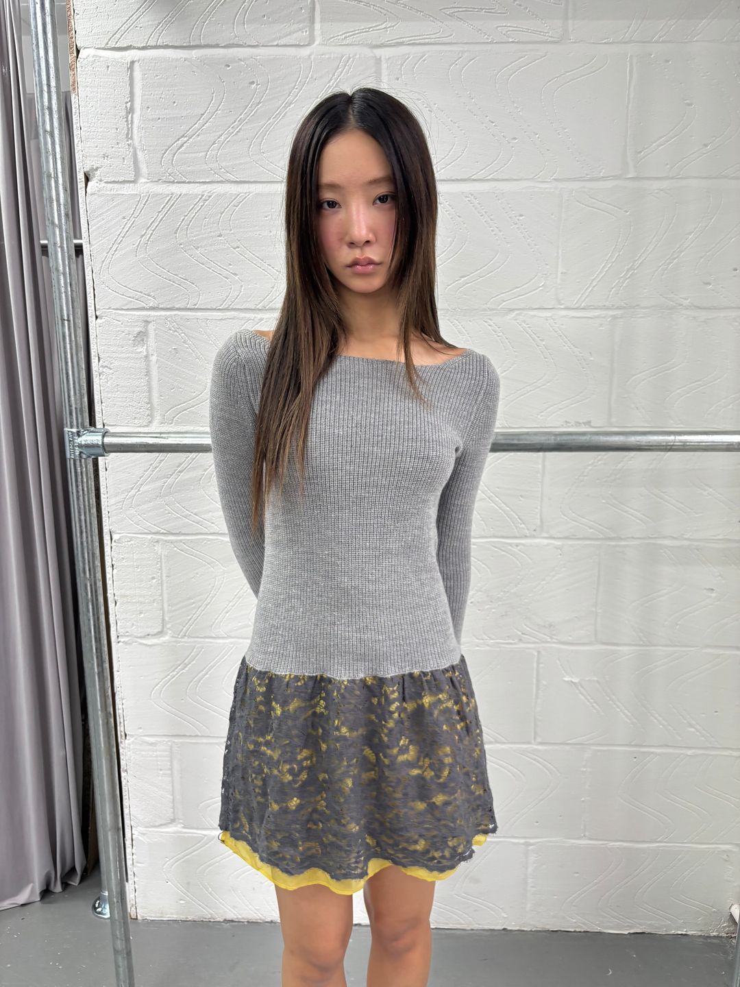 SACAI LUCK AW12 LACE KNIT DRESS by SACAI LUCK in size XS from DRESSES category