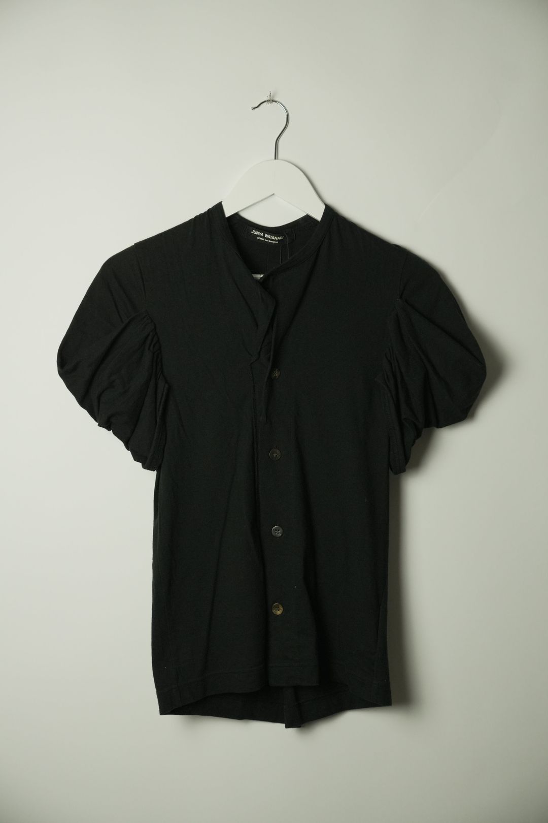 Junya Watanabe Comme Des Garcons Puff SS Button Down Top AD2007 by JUNYA WATANABE in size AU/UK 8 from TOPS category