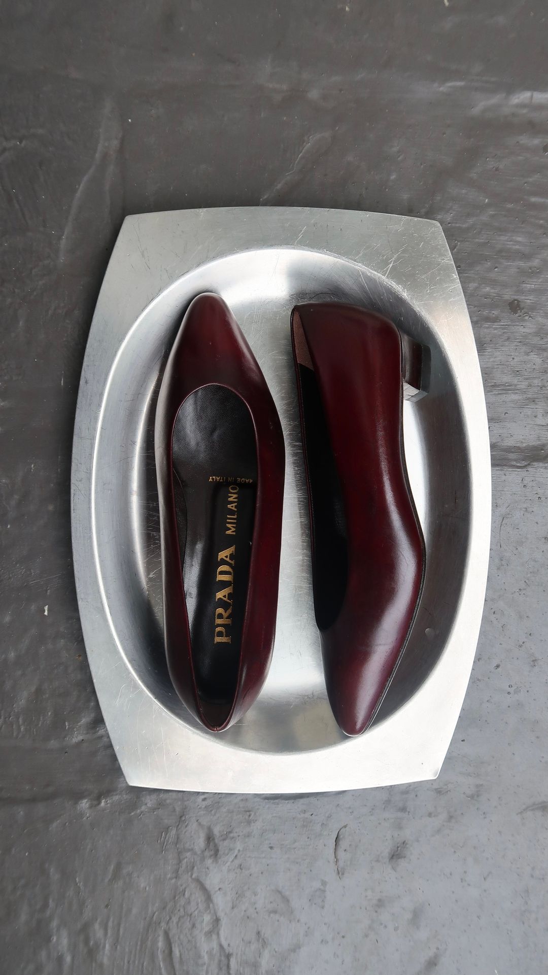 BURGANDY PUMPS by PRADA in size EU 35 from SHOES category
