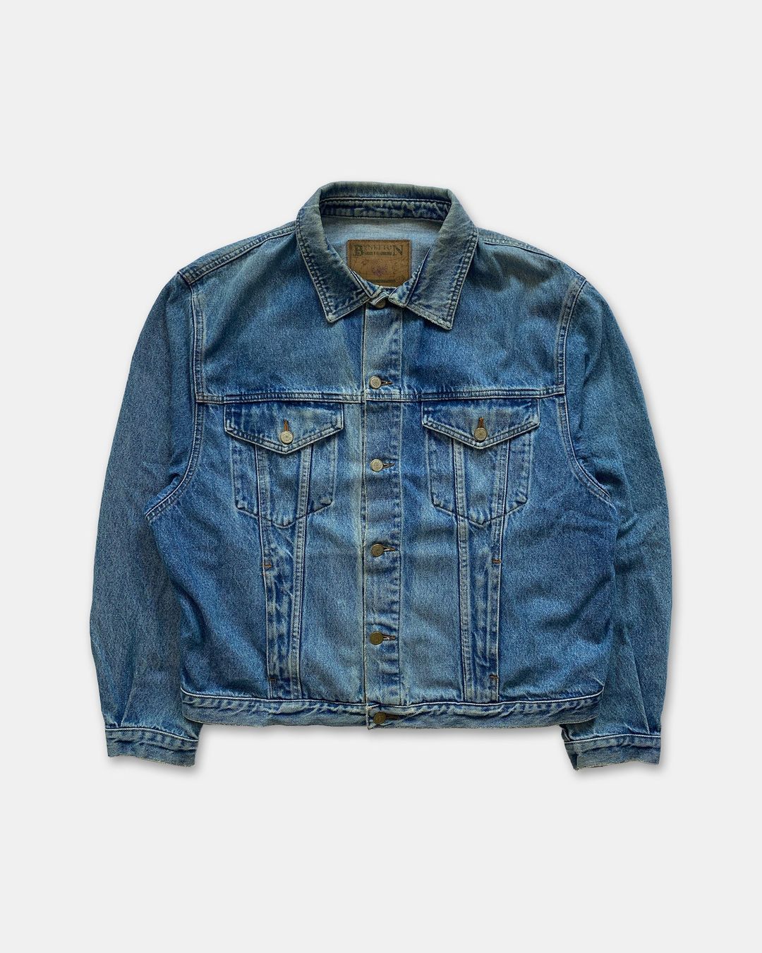 Benetton Jeans 1990s Denim Jacket by Benetton Jeans in size XL from COATS & JACKETS category