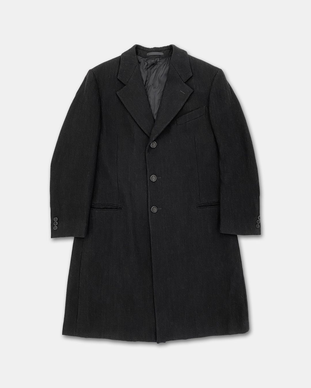 Armani Collezioni 2010s Wool Coat Grey by Armani Collezioni in size XL from COATS & JACKETS category