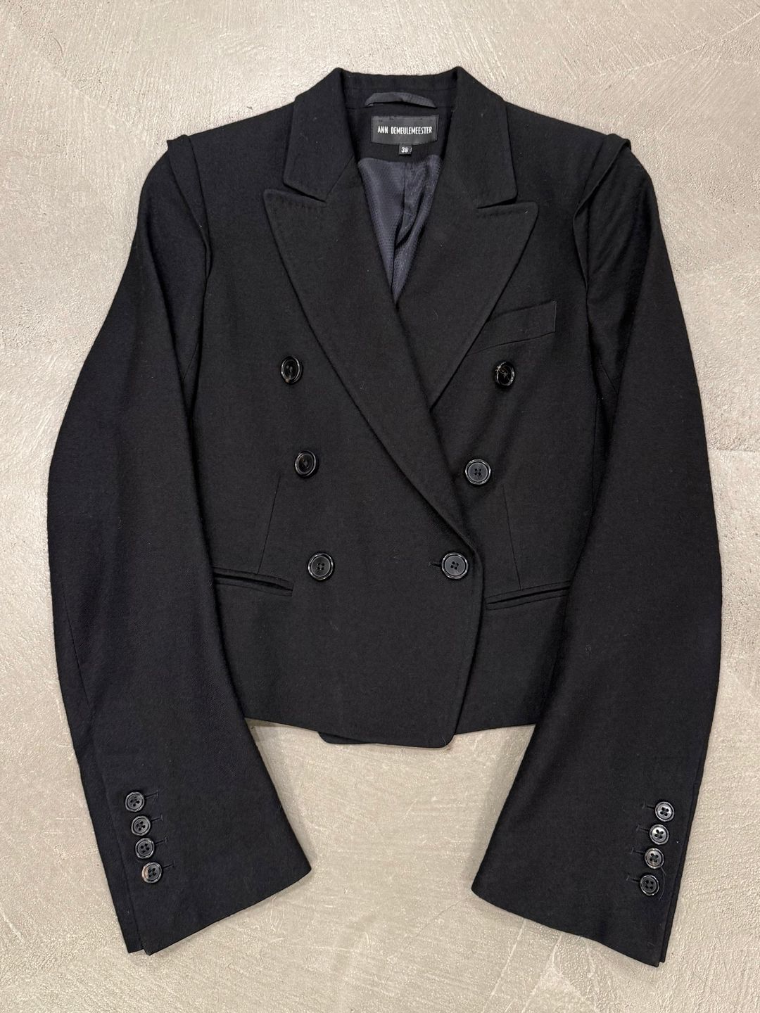 2010s Ann Demeulemeester double-breasted cropped Blazer by ANN DEMEULEMEESTER in size EU 38 from COATS & JACKETS category