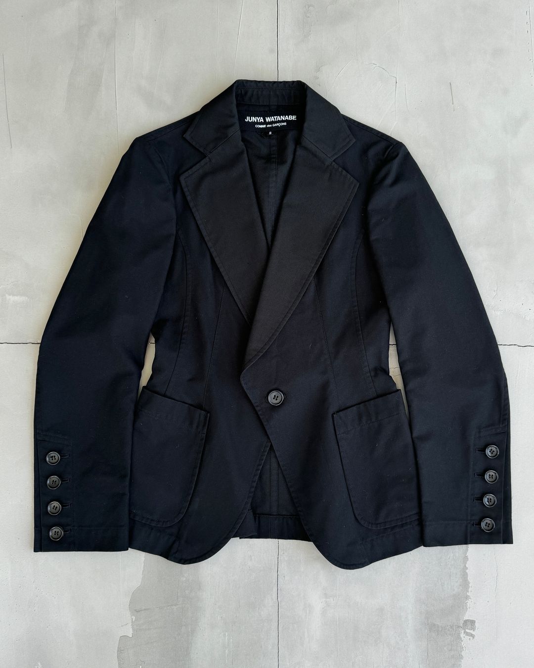 JUNYA WATANABE COMME DES GARCONS AW05 ASYMMETRIC BLAZER JACKET - S by COMME DES GARÇONS in size S from COATS & JACKETS category