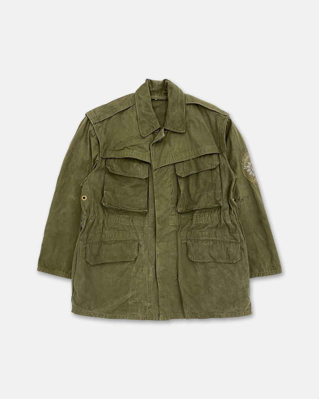 Vintage 1980s Bereitschaftspolizei Berlin Parka Jacket Green by Vintage in size M from COATS & JACKETS category