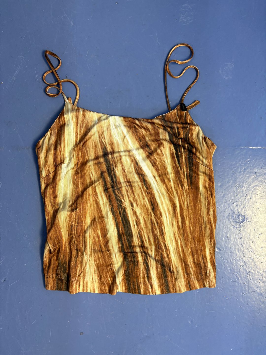 "Hair" Print Camisole Top by MAISON MARGIELA in size ONE SIZE from TOPS category