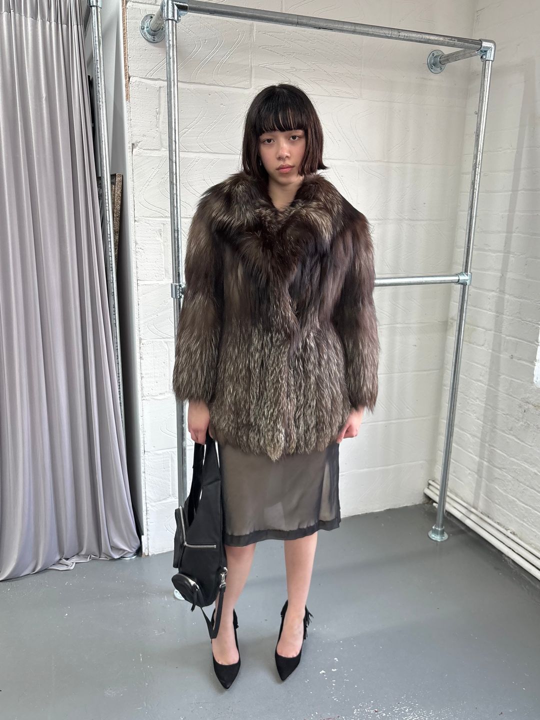 SILVER FOX FUR JACKET by undefined in size S from COATS & JACKETS category