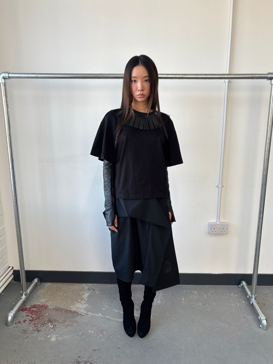 TOGA FRINGE DETAIL T-SHIRT by Toga Archives in size M from TOPS category