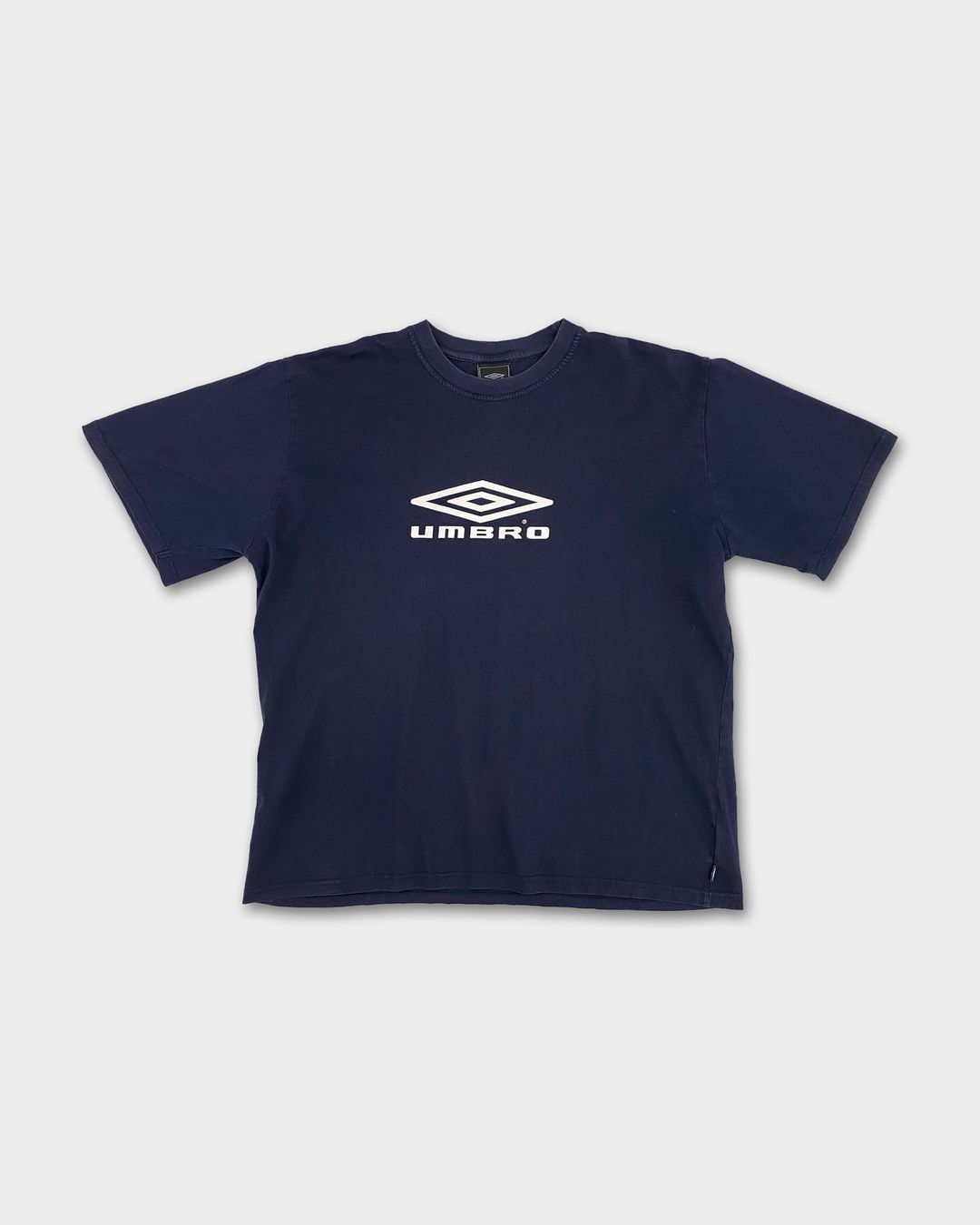Umbro 2000s Logo T-Shirt Navy by Umbro in size XXL from TOPS category