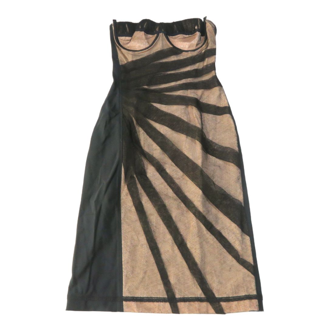 Dolce & Gabbana Mesh Tulle Bodycon Dress by DOLCE & GABBANA in size S from DRESSES category