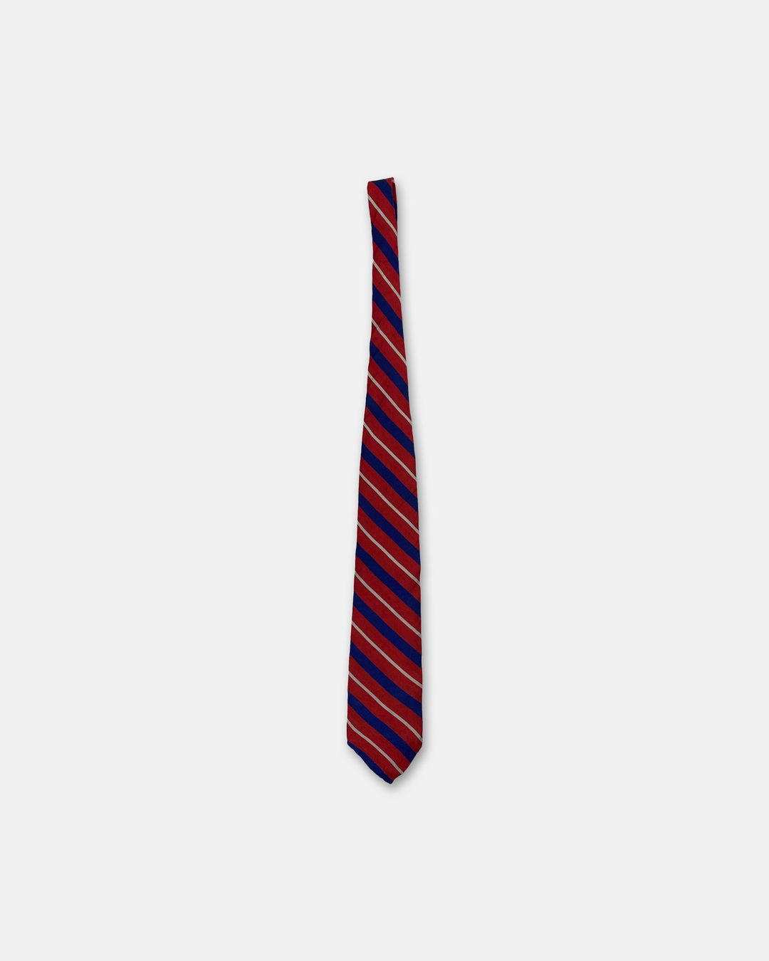 Christian Dior 1990s Striped Tie Red Blue by Christian Dior in size ONE SIZE from ACCESSORIES category