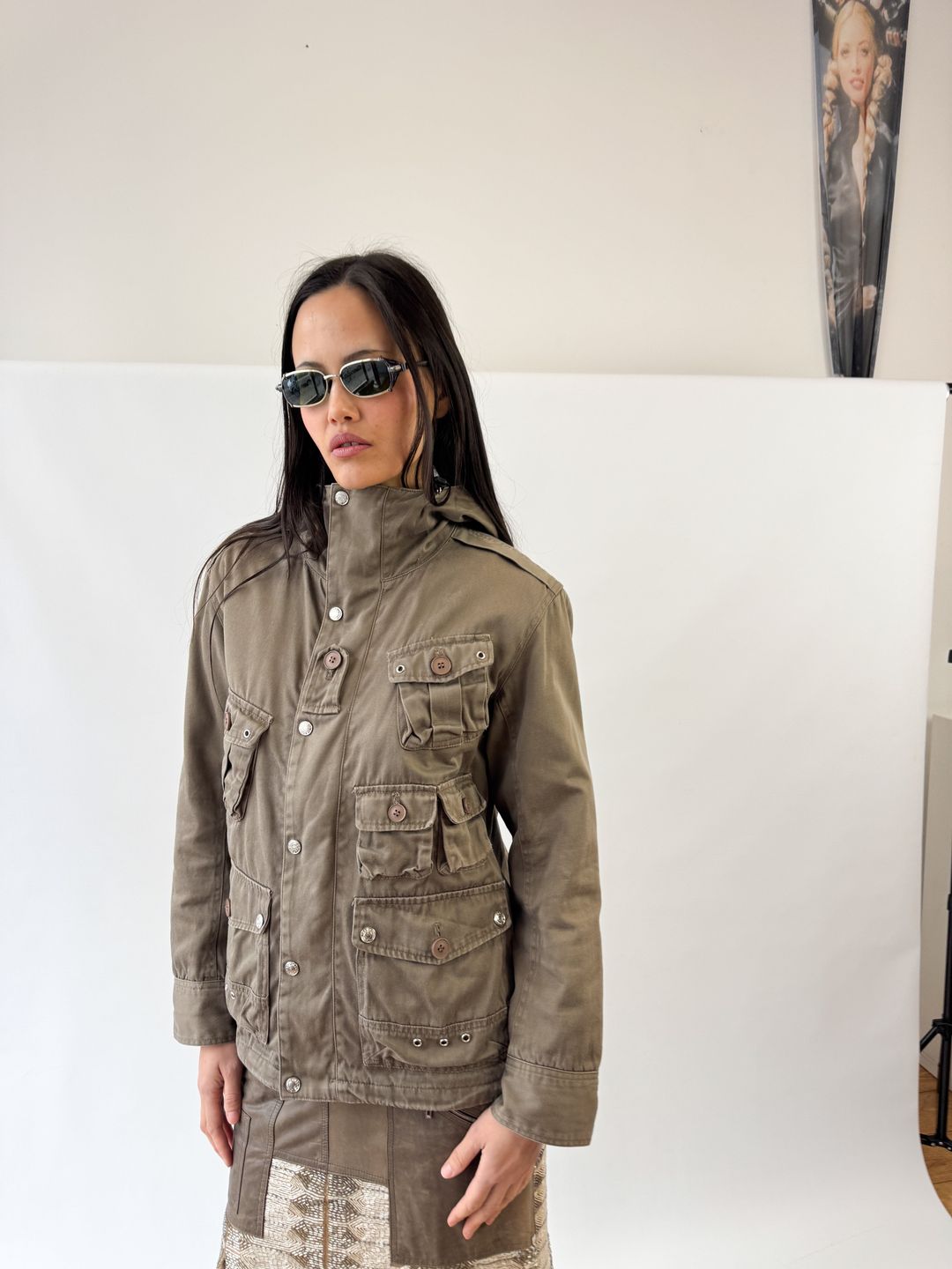Daquared² Multi-Pocket Cargo Jacket FW2004 by DSQUARED2 in size L from COATS & JACKETS category