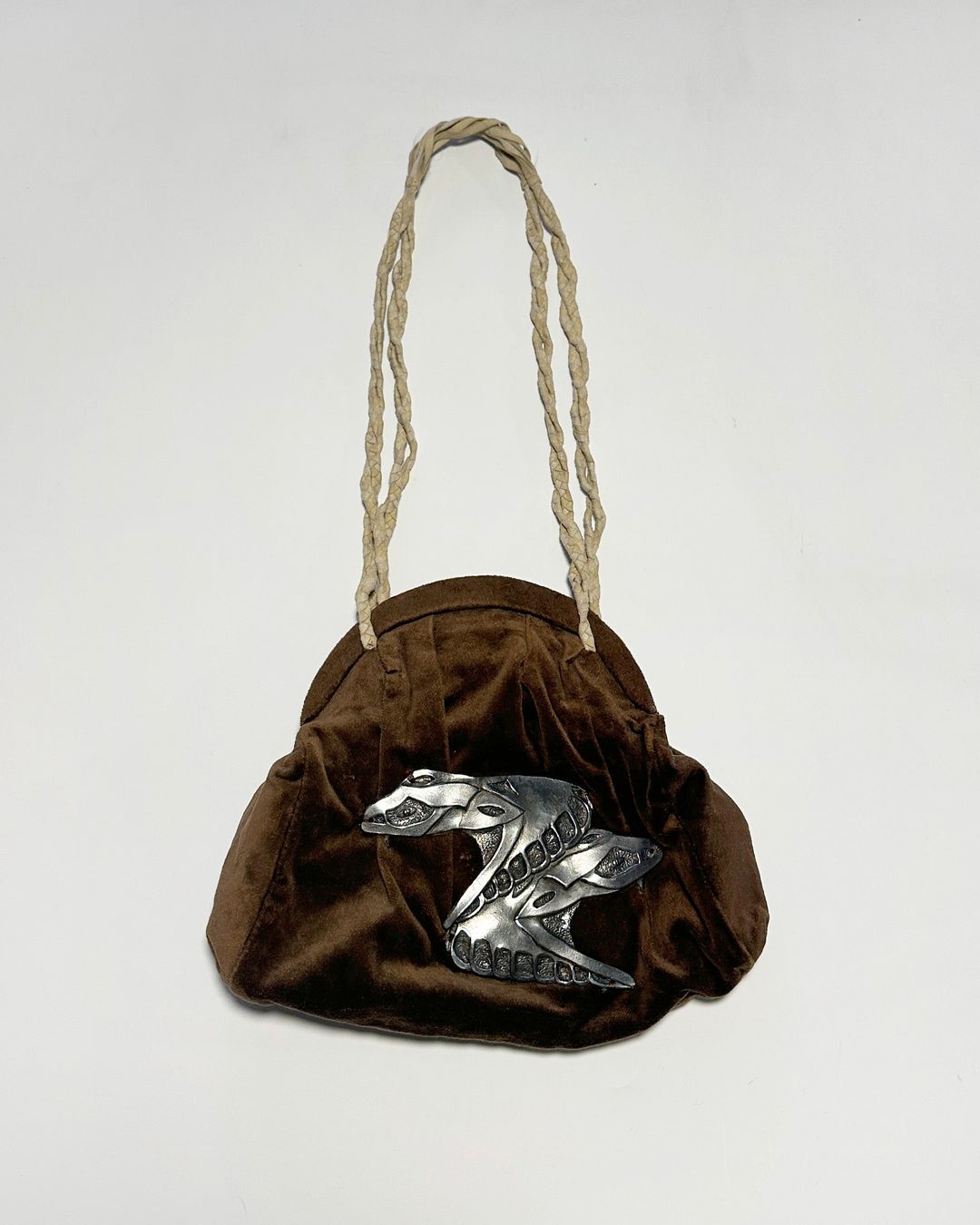 Chloé by Stella McCartney Fall 2001 Embellished Velvet Bag by CHLOÉ in size ONE SIZE from BAGS category