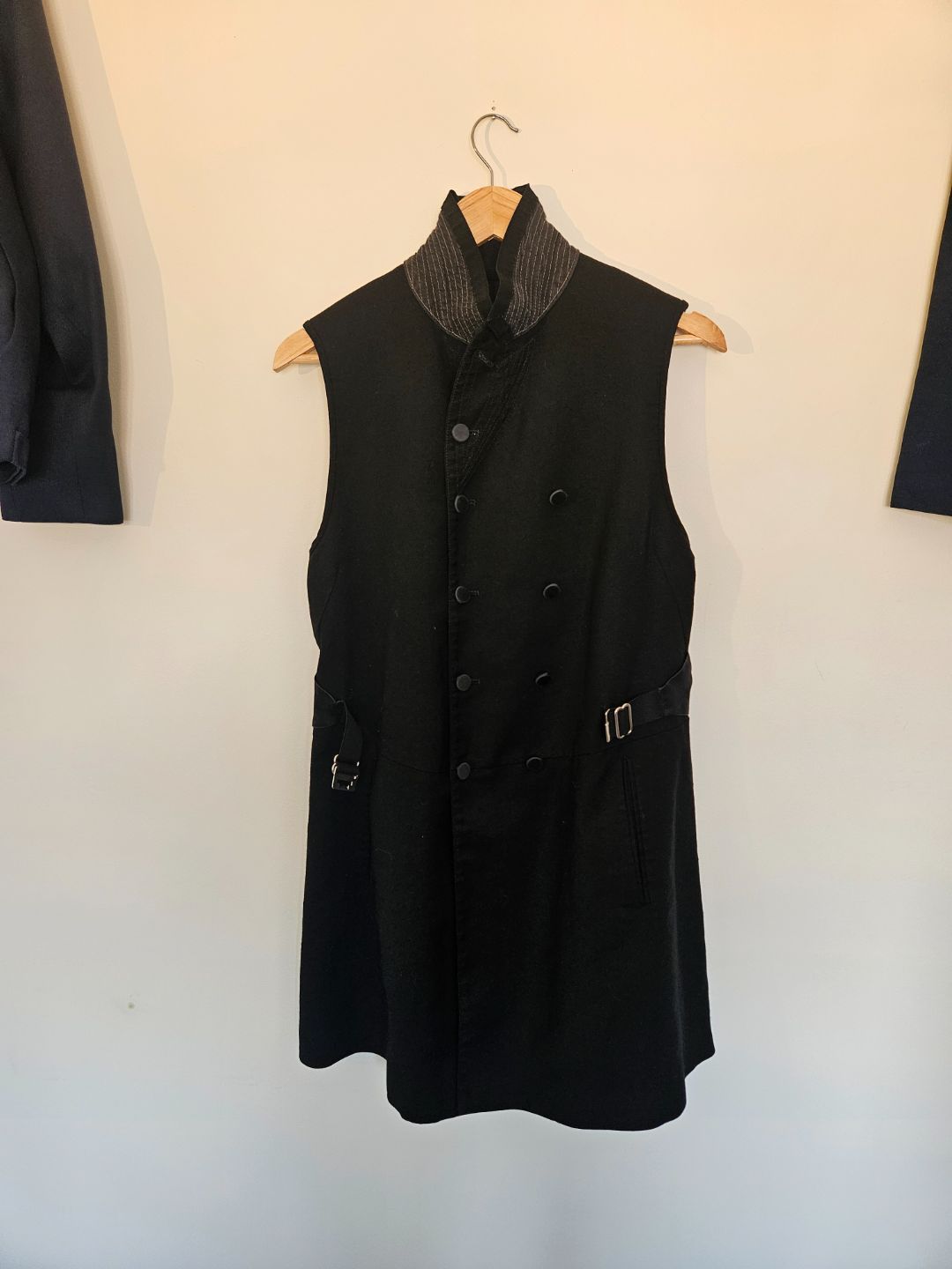 Double breasted long waist coat A/W 2013 by UNDERCOVER in size S from COATS & JACKETS category