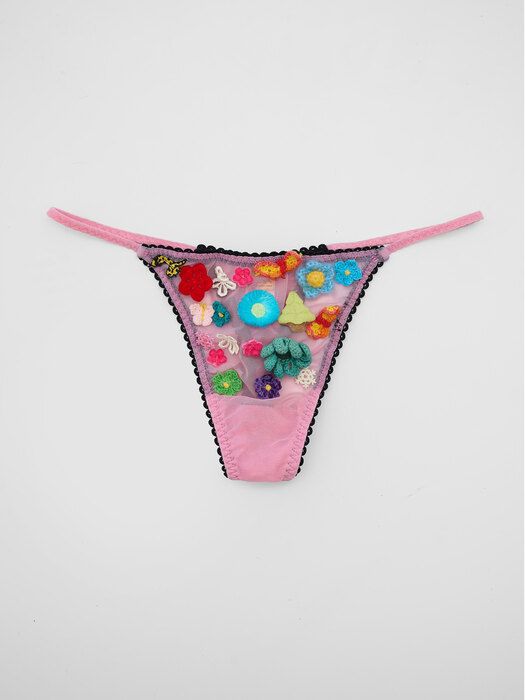 Nolita Mesh Thong by NOLITA in size ONE SIZE from LINGERIE category