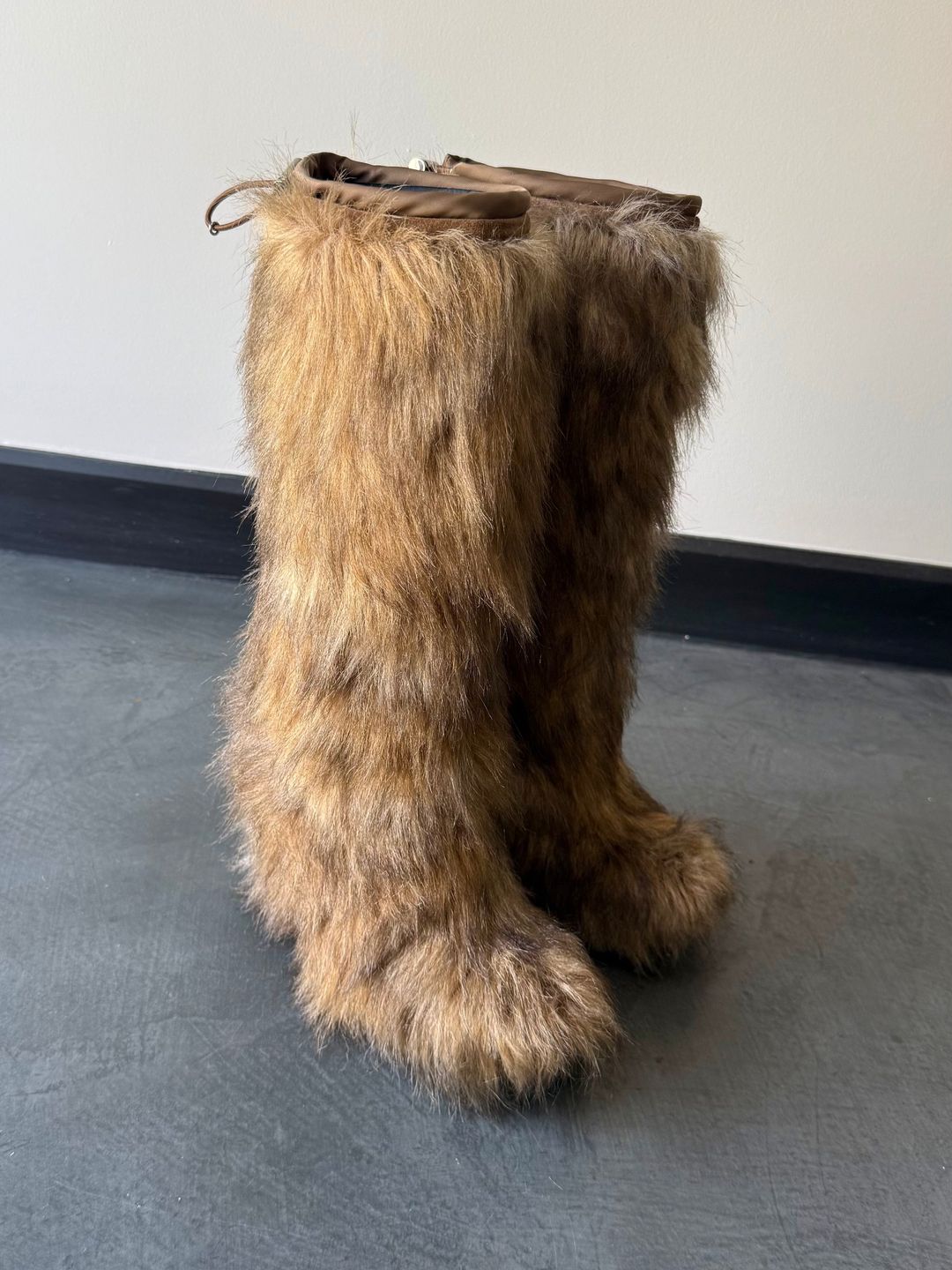 2011 Prada Linea Rossa Fur Wedge Boots by PRADA in size EU 37 from SHOES category