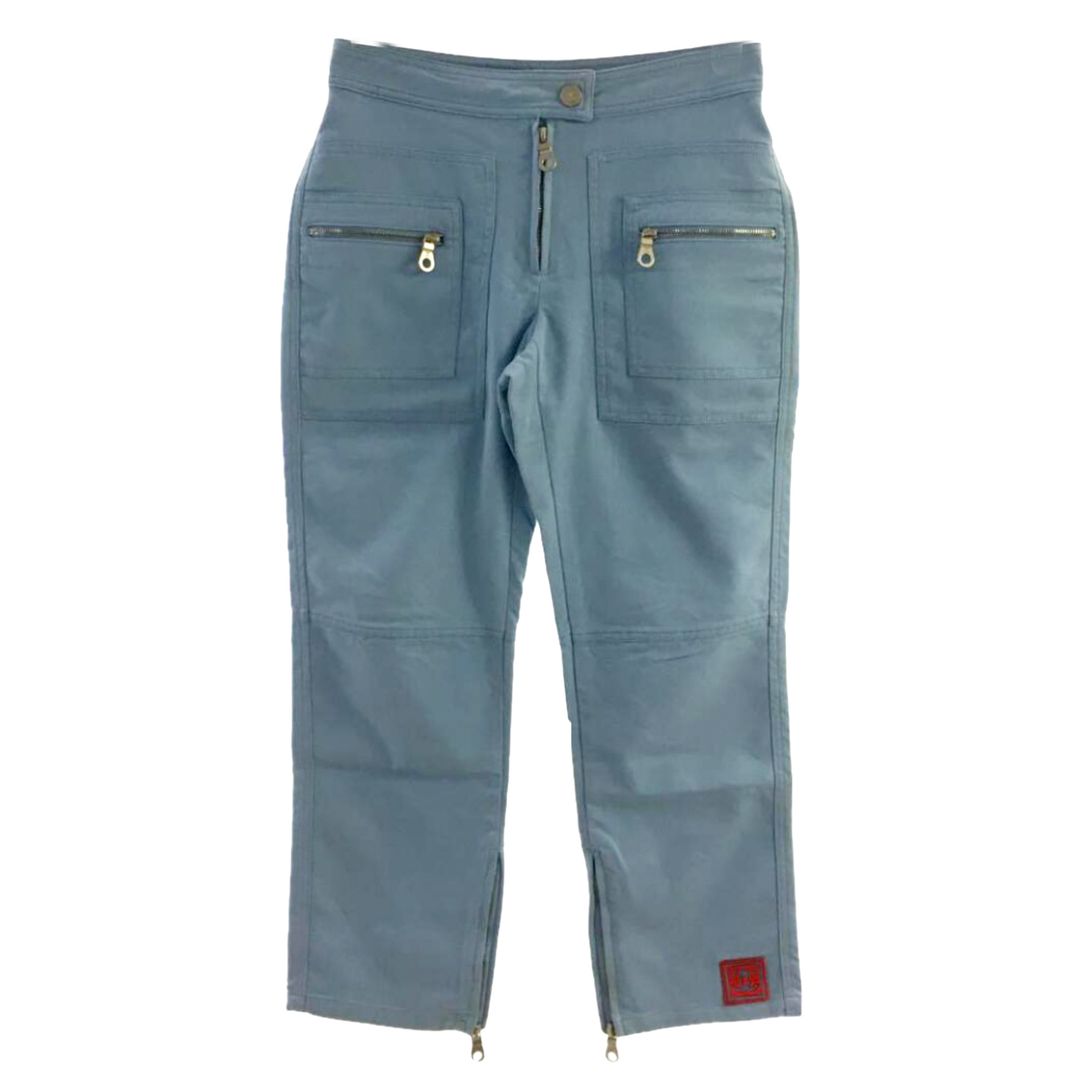 Chanel SS 2002 Zip Pocket Capri Logo Pants by CHANEL in size S from TROUSERS category