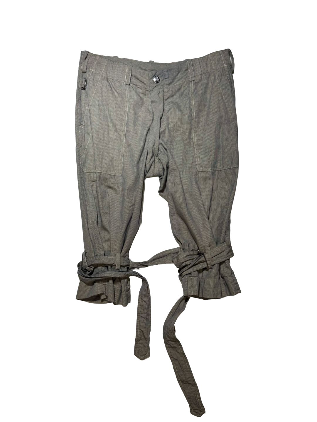 Vivienne Westwood Man Bondage Zip Capris by VIVIENNE WESTWOOD in size S from SHORTS category