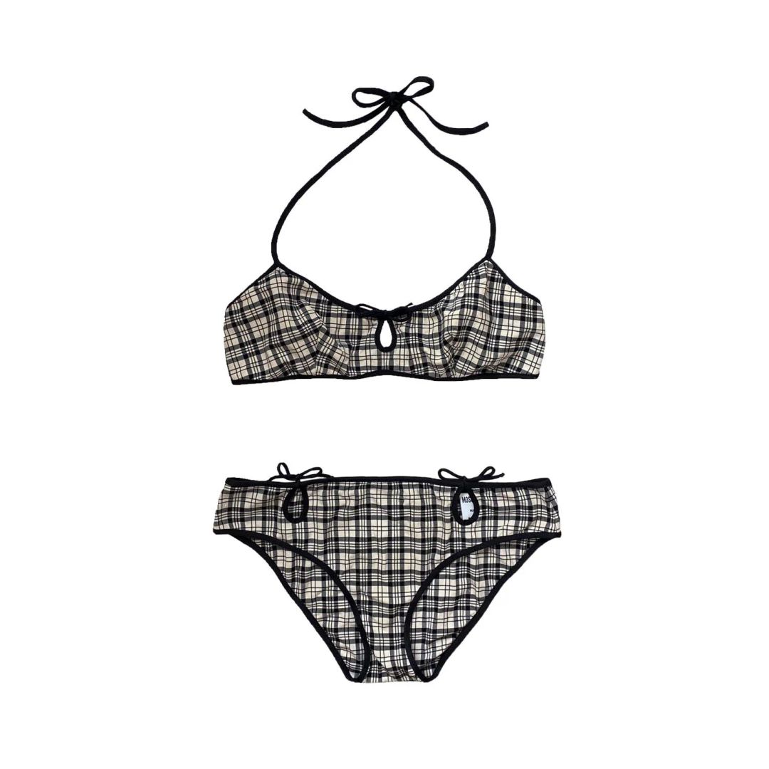 Moschino Mare Check Bikini by Moschino Mare in size M from SWIMSUITS category