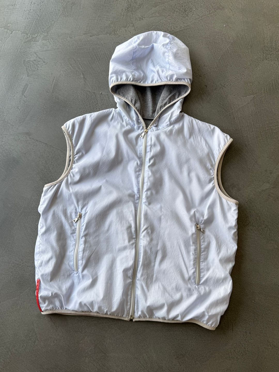 SS 00 Prada Sport Reversible Vest by PRADA in size IT 46 from COATS & JACKETS category