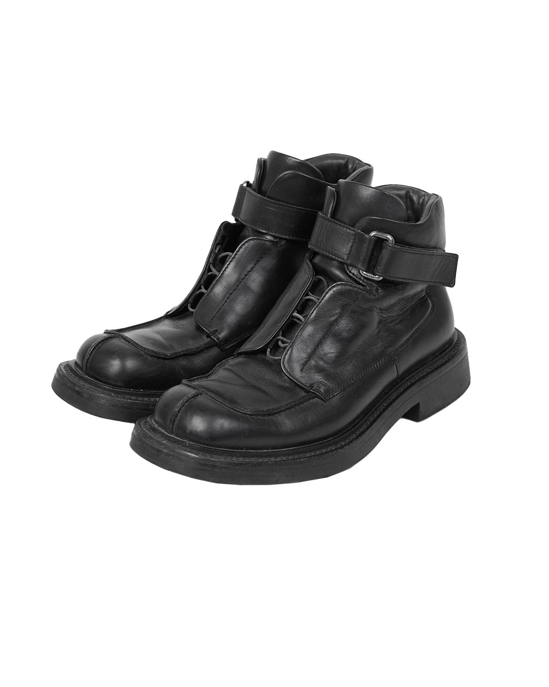 Prada F/W1999 Mens Heavy Ankle Boots by PRADA in size EU 42 from SHOES category