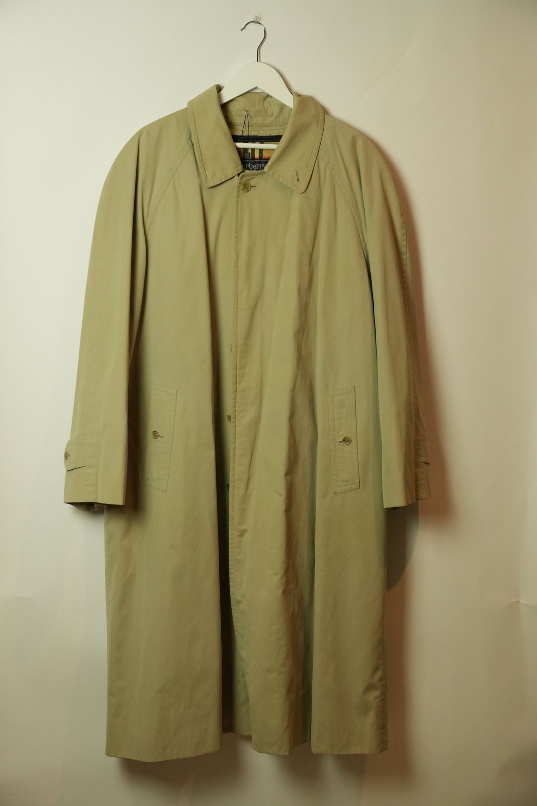 Burberrys Long Trench Coat Single Breasted by BURBERRY in size L from COATS & JACKETS category