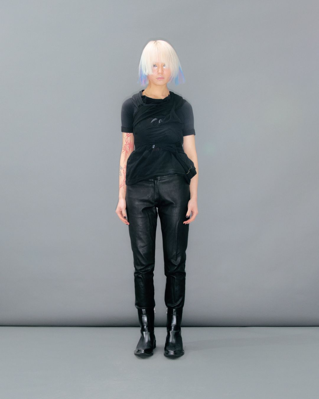 Applique Deconstructed Tights Top by JUNYA WATANABE in size ONE SIZE from TOPS category
