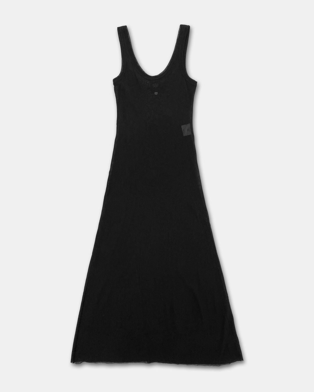 Jean Paul Gaultier Maille Classique 1990s Mesh Tank Dress Black by JEAN PAUL GAULTIER in size M from DRESSES category