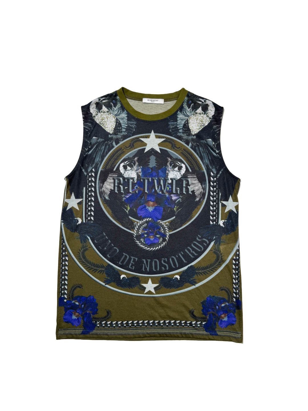 Givenchy by Ricardo Tisci AW 2012 RTTWLR Graphic Tank by GIVENCHY in size XS from TOPS category