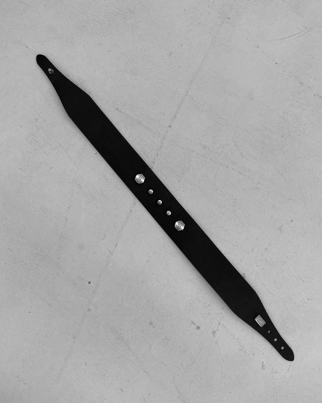 Cop Copine 2010s Nut Screw Leather Belt Black by Cop Copine in size ONE SIZE from ACCESSORIES category