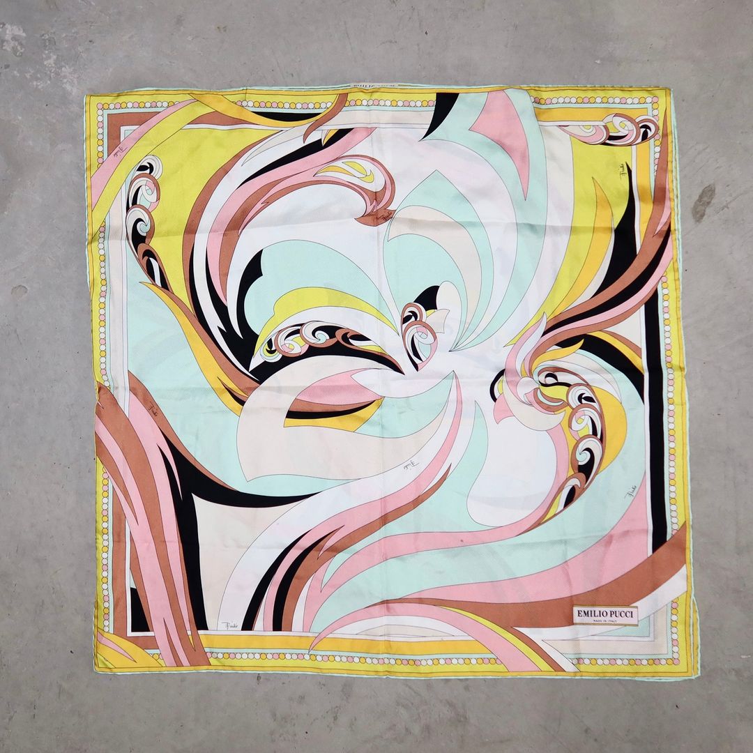 Emilio Pucci Silk Scarf Top by Emilio Pucci in size ONE SIZE from TOPS category