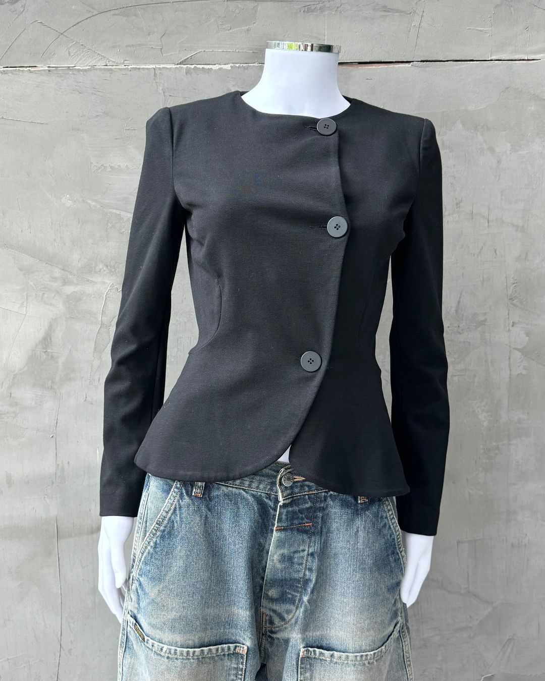 Emporio Armani Asymmetric Jacket - S/M by Emporio Armani in size EU 40 from COATS & JACKETS category